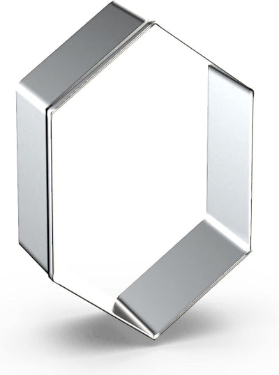 Juego 8 Pzas Cortadores Galletas Gema Hexagonal 1.5-5pulg