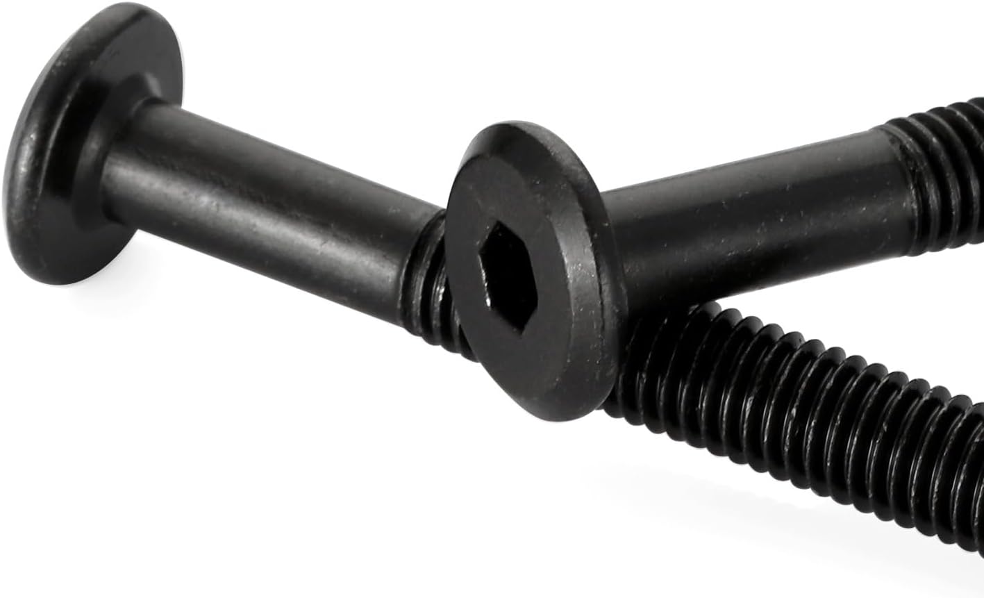 Tornillos M8x100mm Allen plana acero carbono 10pzas