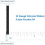 Cable silicona 30awg 100pies alambre cobre estañado trenzado negro