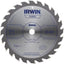 Hoja sierra circular acero 7 1/4 pulg 24T