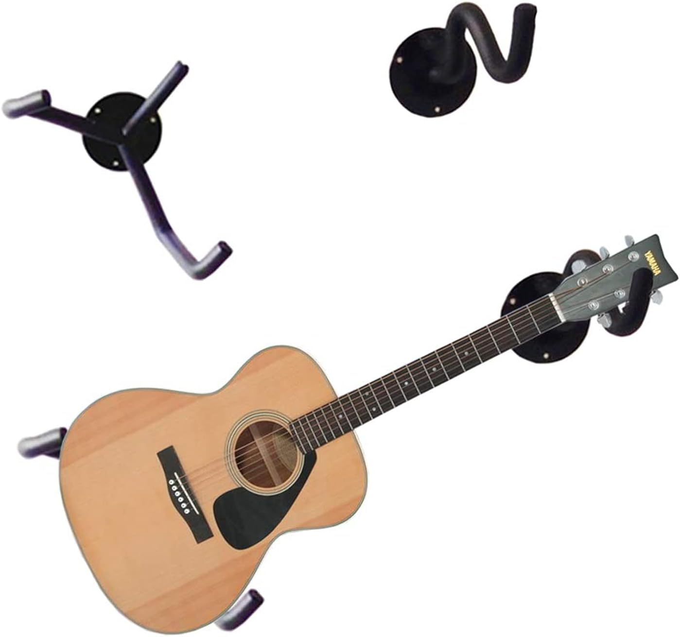 Soporte pared guitarra acústica eléctrica clásica 2 pzas