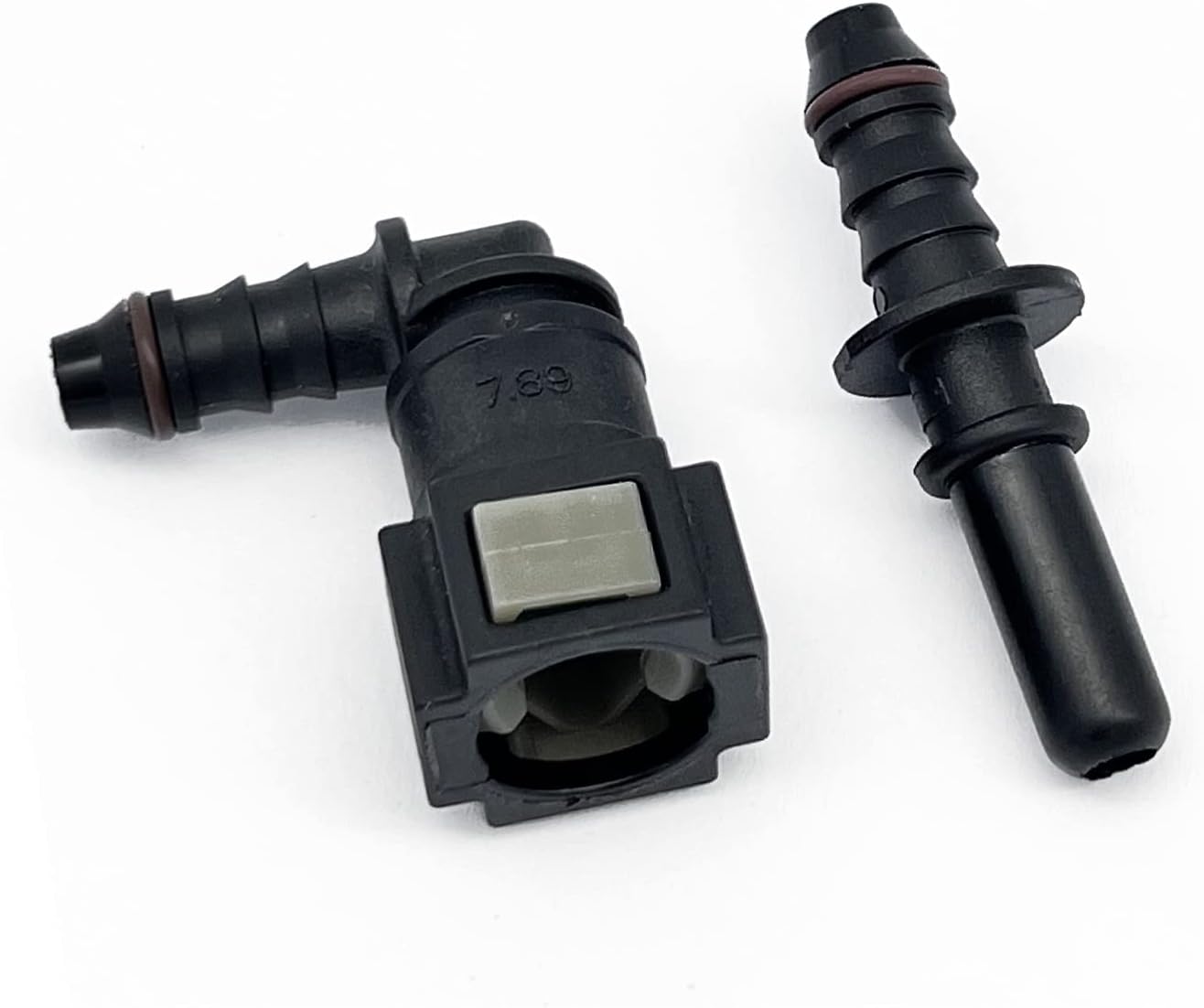 Conector 90 grados 5/16 para manguera combustible ID 1/4