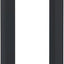 Manija ducha cuadrada 8" doble cara comp 6-12mm acero