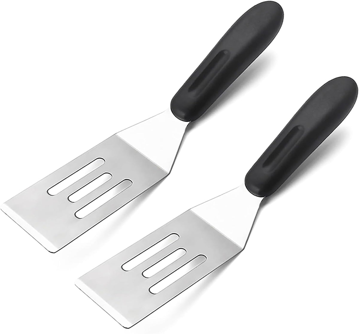 2 Pzas Espátulas Acero Inox para Cocina Profesional