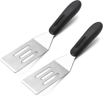 2 Pzas Espátulas Acero Inox para Cocina Profesional