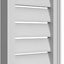 Ventilación PVC dos aguas superficie superior blanca