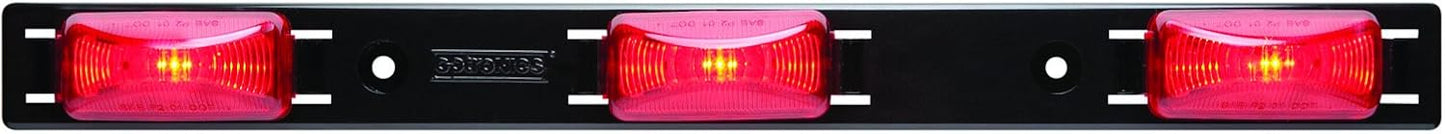 Barra luz LED sellada roja para aplicaciones 80