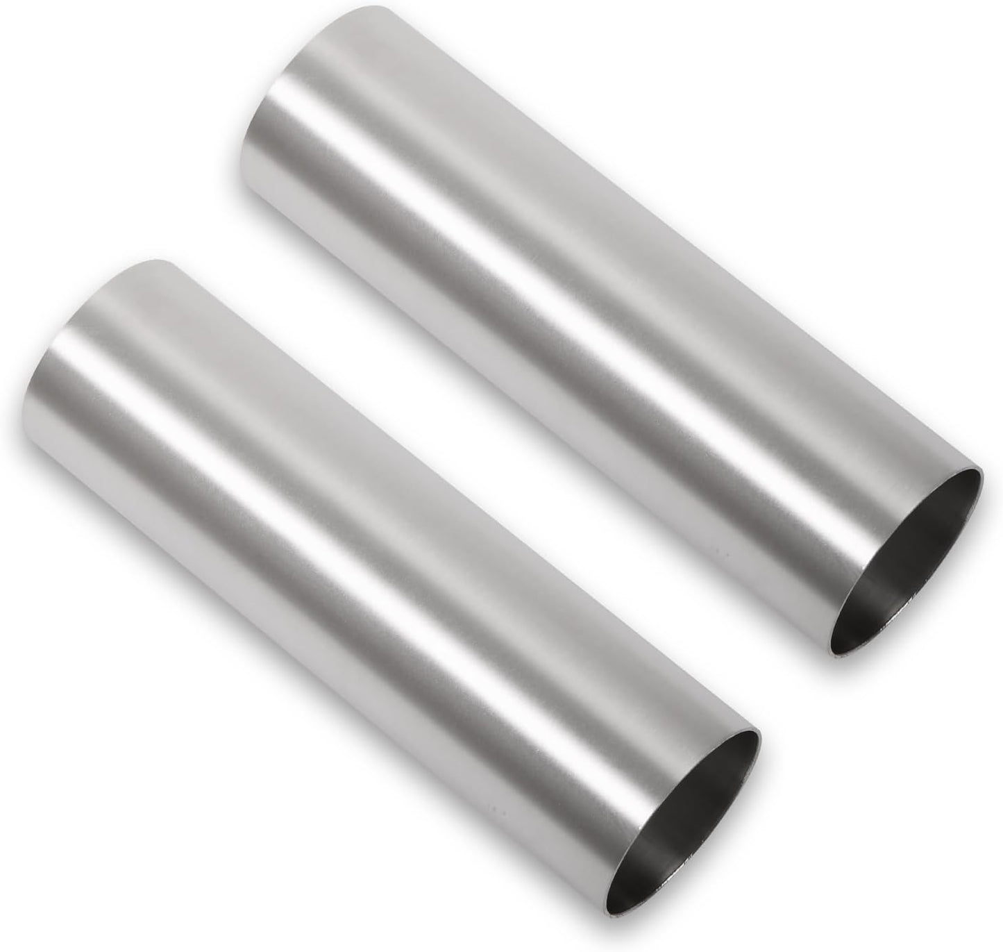 Tubo intercooler aluminio 3.5" 11.8" cepillado set 2