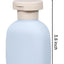 3 Botellas Champú 3.4oz Recipientes Viaje Plástico Recargables