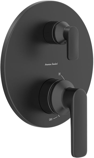 Kit ajuste válvula equilibrio presión 2 manijas negro mate