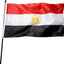 Bandera Egipto poliéster 3x5ft ojales latón resistente