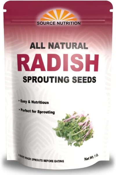 Semillas rábano 1lb para brotar microgreens cultivadas EE.UU