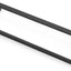 10 Tiradores Armarios Negro Mate 8.8" para Cocina