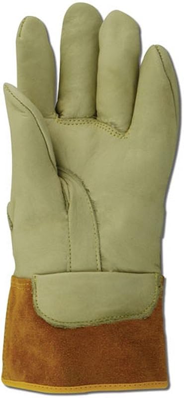 Guantes cuero electricista talla 10 color marrón