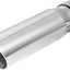 Punta escape acero inox 3 a 4" 12" con abrazadera