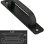 20 Pzas Tiradores Aluminio 4 1/4pulg Negro Mate