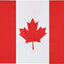 Bandera Canadá 3x5ft poliéster exterior con ojales latón