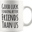 Taza café cerámica 11oz texto blanco