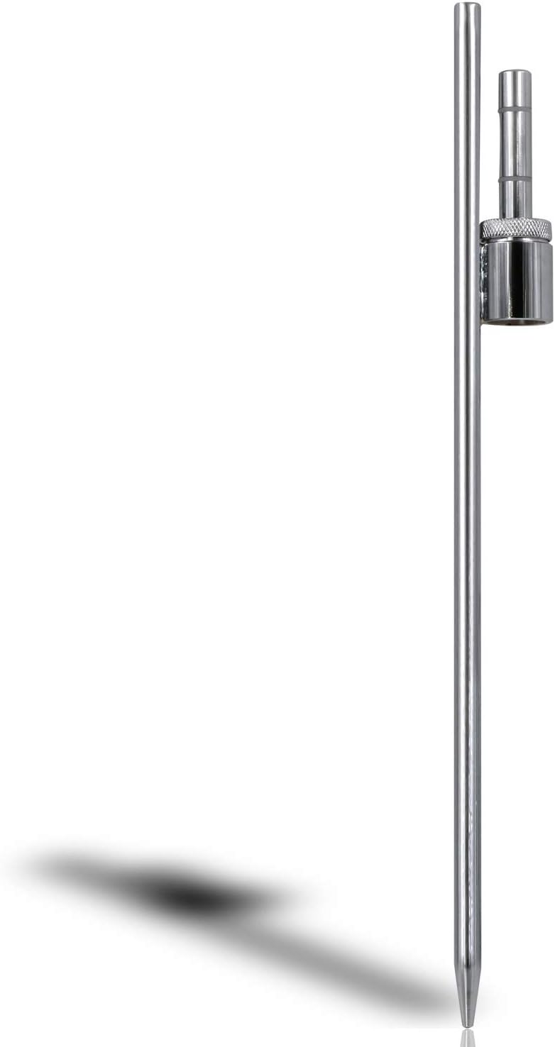 Estaca tierra 19.5" acero inox para poste bandera