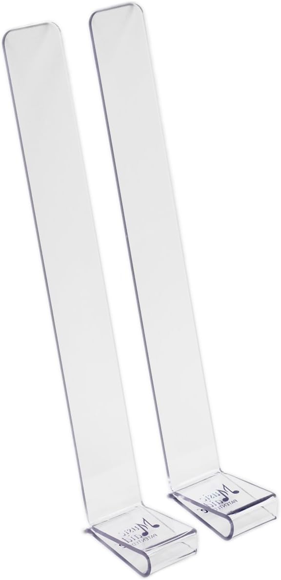 Clips para atril 1 par transparente