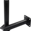 Set 4 patas ajustables metal soporte negro para muebles