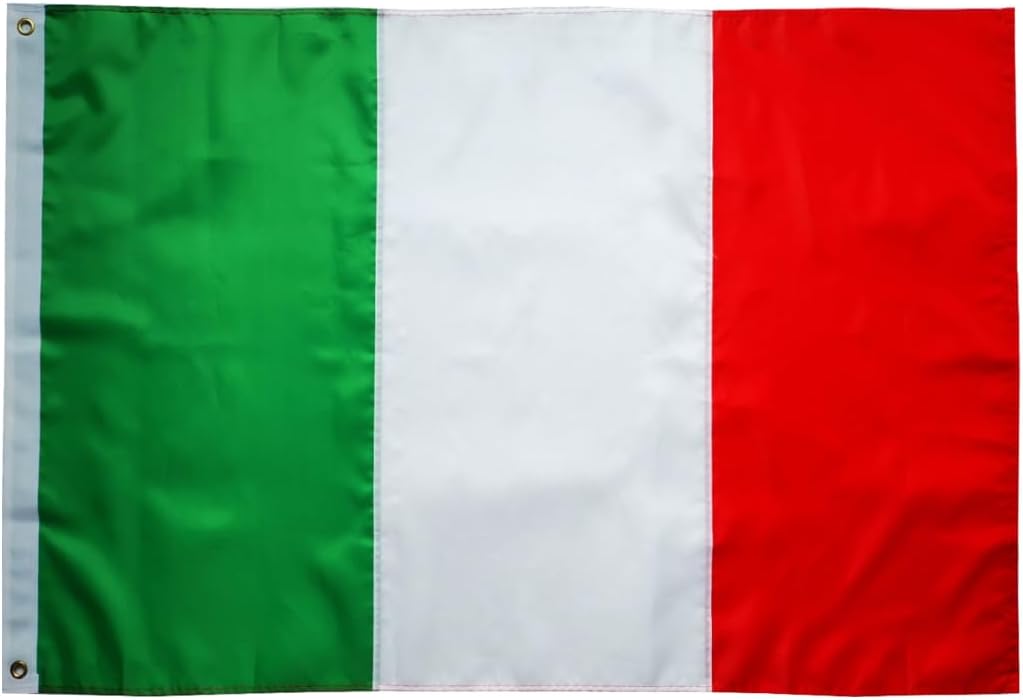 Bandera Italia 2x3ft Oxford 210D grommets latón