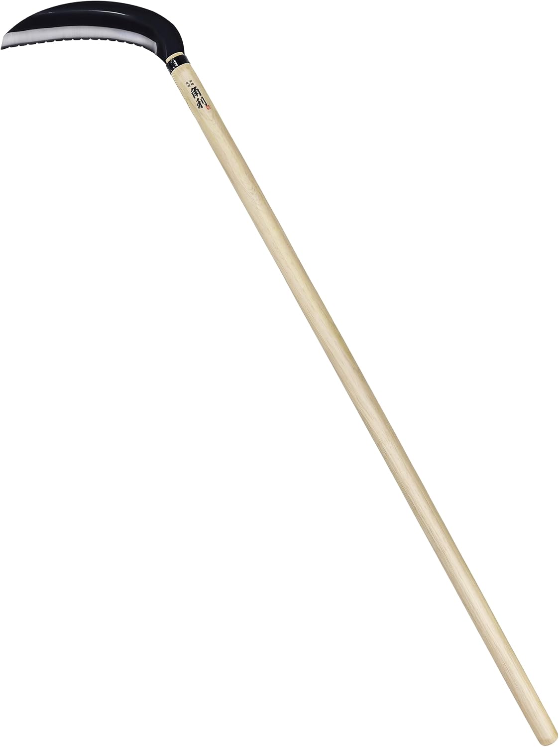 Hoz japonesa deshierbe 45pulg hoja triple filo acero carbono
