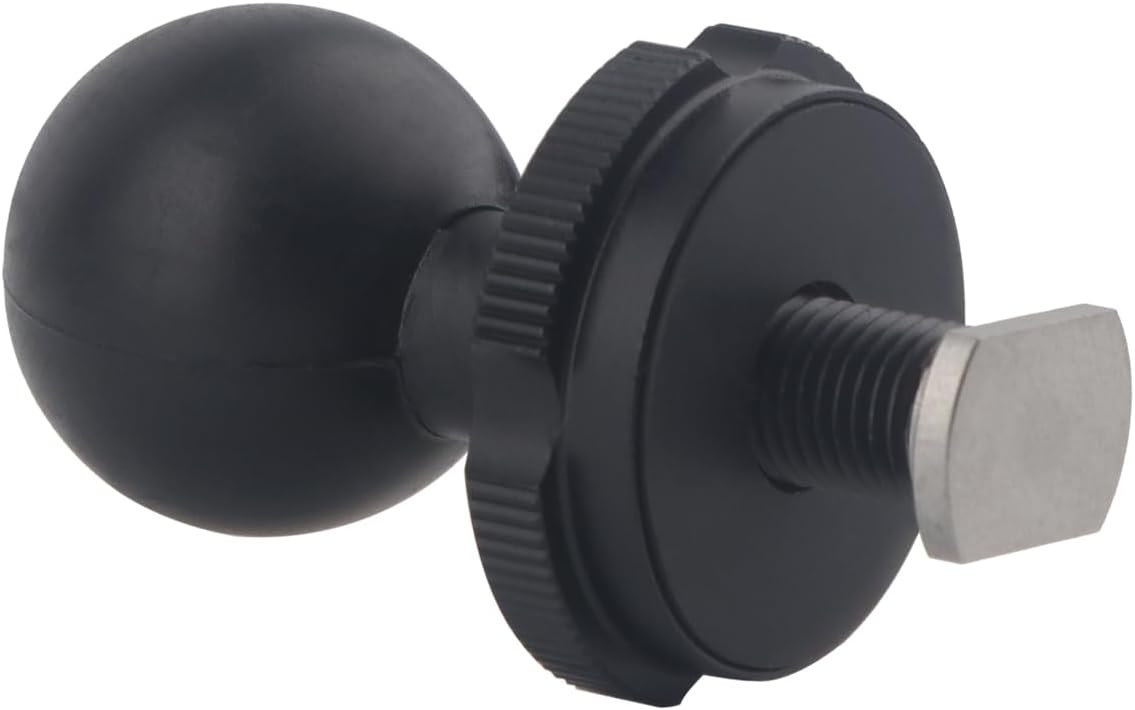 Bola pista 1" perno T para brazo doble zócalo RAM B 2unid