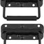 2 Manijas Acero Inox Negro Plegables Caja Herramientas