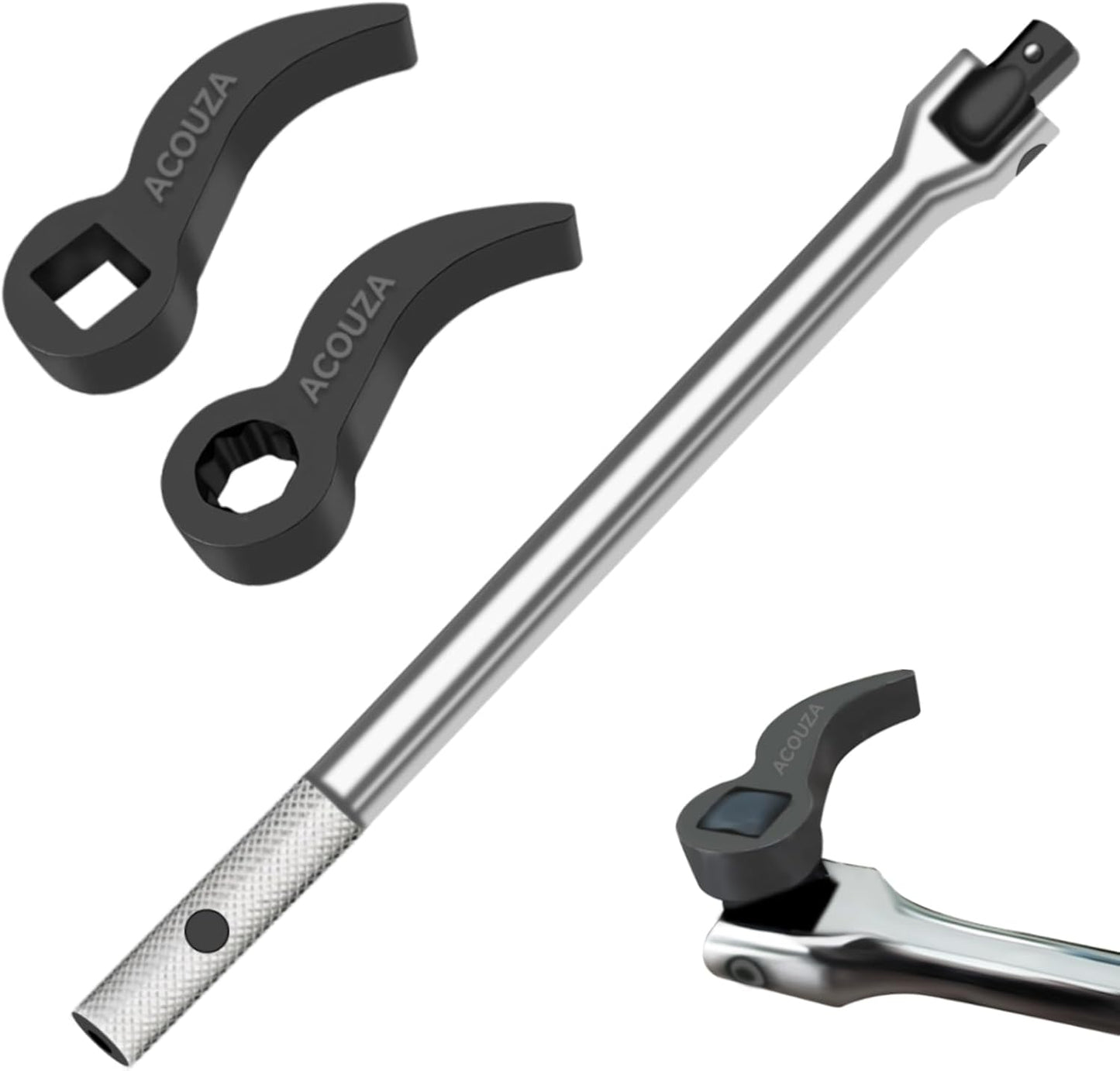 Set 3 cabezales adaptadores eje CV 15pulg herramientas