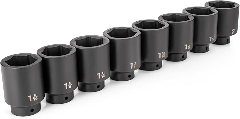 Set 8 Pzas Llaves Impacto 1/2" SID92005