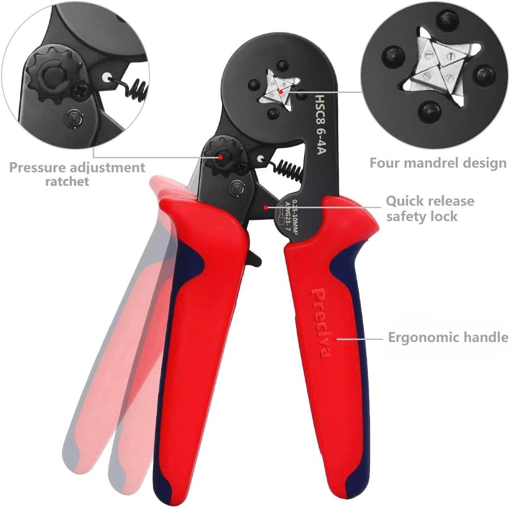 Kit herramientas crimpado alambre autoajustable 1200 terminales
