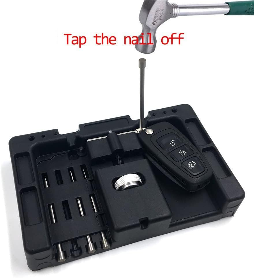 Llave plegable coche con pinza quitar alfiler puerta