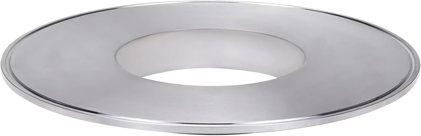 Reductor concéntrico tri clamp acero inox 304 12x6pulg