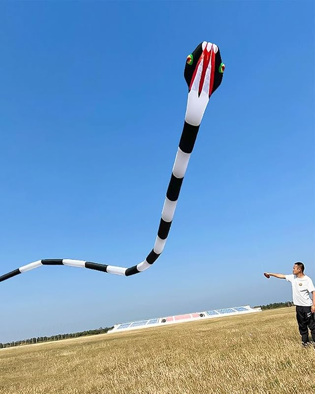 Cometa inflable serpiente 3D 180ft para adultos al aire