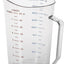 Vaso medición transparente 2qt