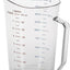 Vaso medición transparente 2qt