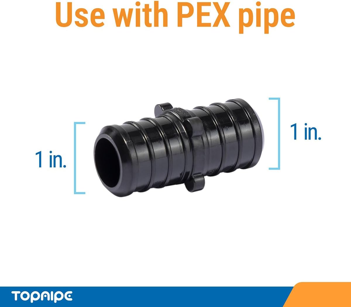 Acoplamiento crimpado PEX 1pulg PPSU para tubería