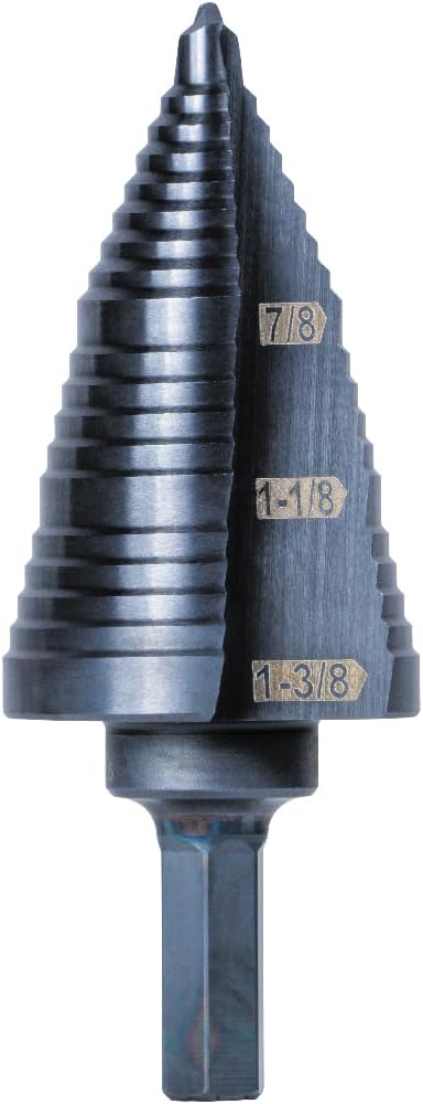 Broca escalonada #15 7/8 a 1-3/8 pulg hex 3/8