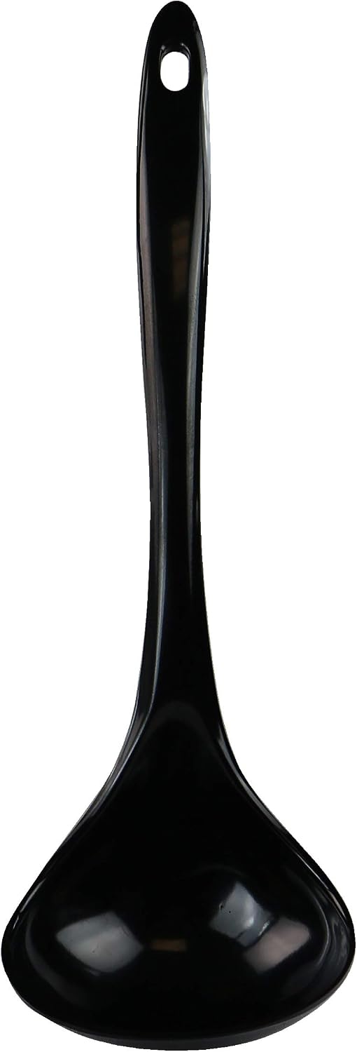 Cucharón melamina sopa cocina 10.5pulg set 6 color