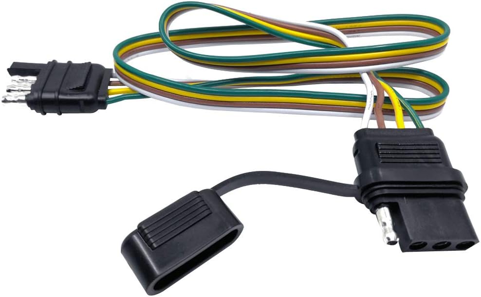 Arnés extensión enchufe tráiler 4 cables