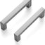 32 Manijas Cuadradas Níquel Satinado 3.75" para Gabinete