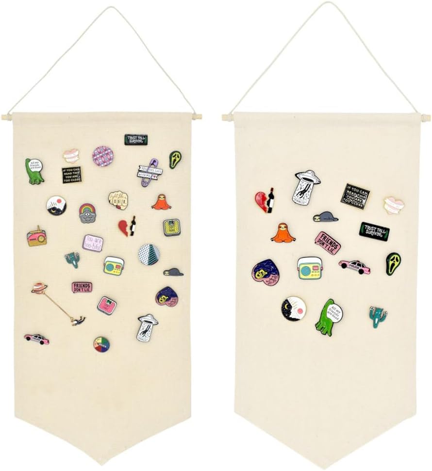 Soporte para joyas y pancartas de lienzo esmaltado