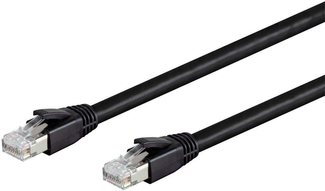 Cable LAN RJ45 Cat8 5ft 40Gbps blindado S/FTP para enrutador