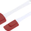 Juego 2 Espátulas Silicón Rojo