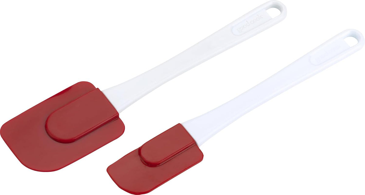 Juego 2 Espátulas Silicón Rojo