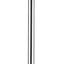 Colgante cristal transparente cromado 13.75pulg