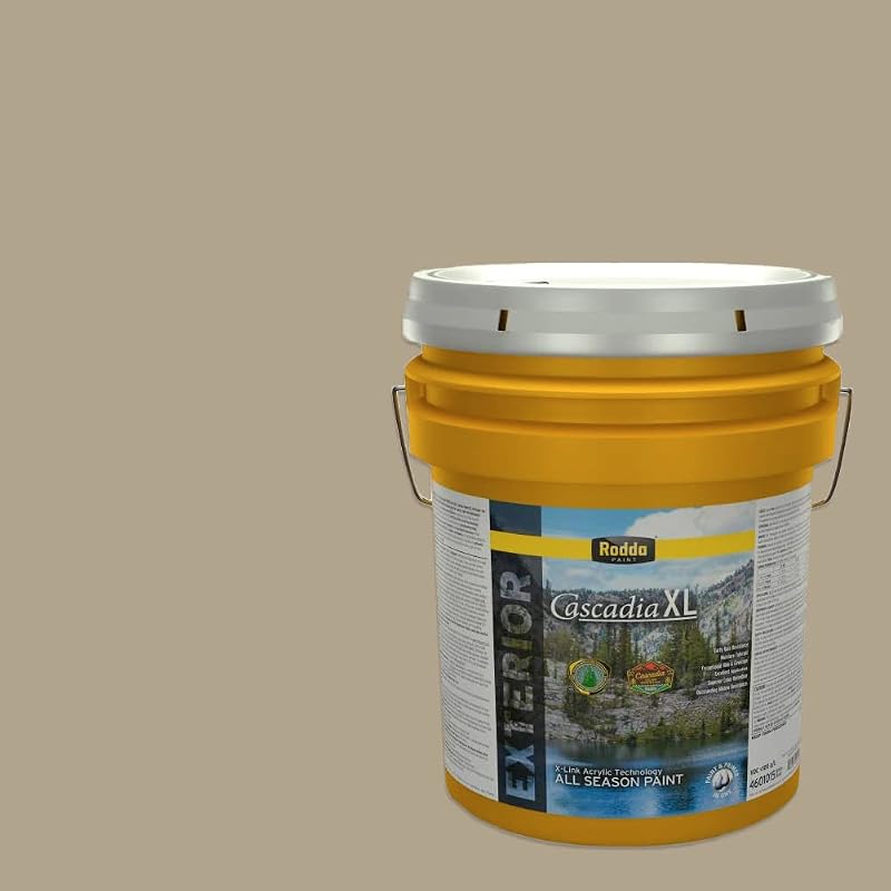 Pintura satinada exterior 5gal con imprimación cordón