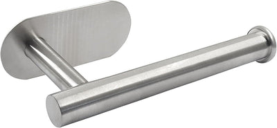 Soporte adhesivo papel higiénico acero inox plateado