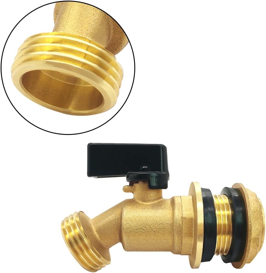 Espiga GHT 3/4" adaptador válvula lluvia
